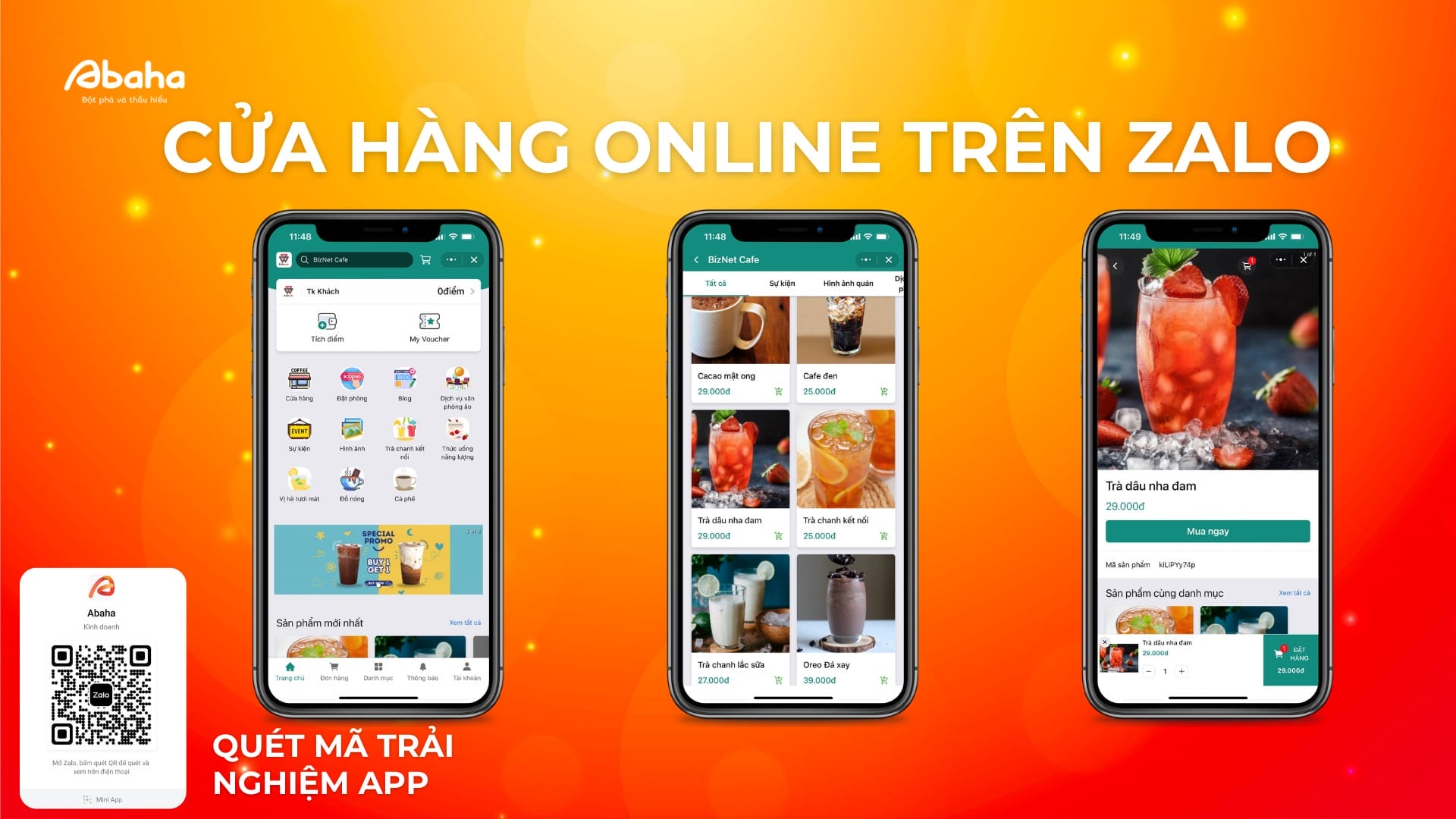 Cửa hàng online trên zalo