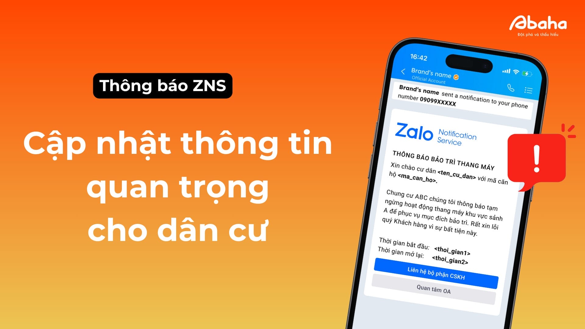 Các Doanh Nghiệp Quản Lý Chung Cư, Căn Hộ Ứng Dụng ZNS Để Gửi Thông Báo Đến Cư Dân Như Thế Nào? 3