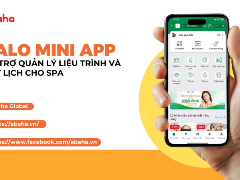 Xu hướng sử dụng Zalo Mini App trong ngành spa: Sổ liệu trình và đặt hẹn dễ dàng